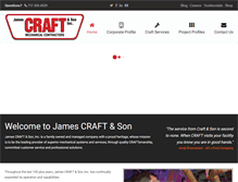 Tablet Screenshot of jamescraftson.com